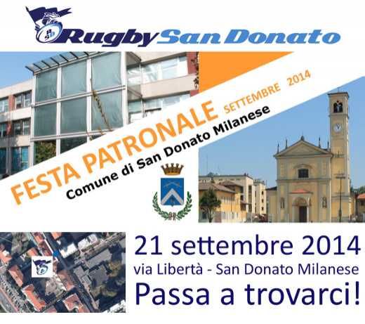 Il Rugby San Donato alla Festa Patronale